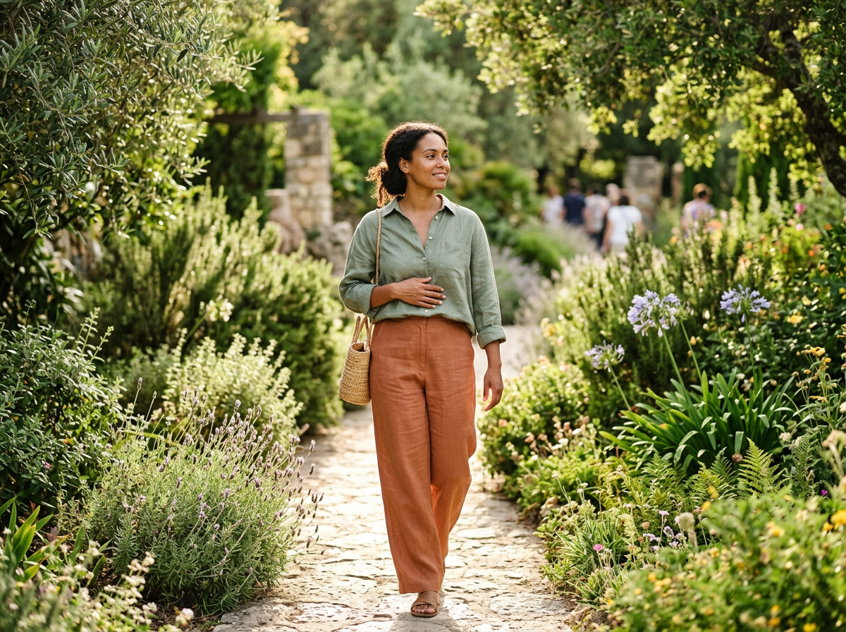 Woman enjoying an active wellness lifestyle